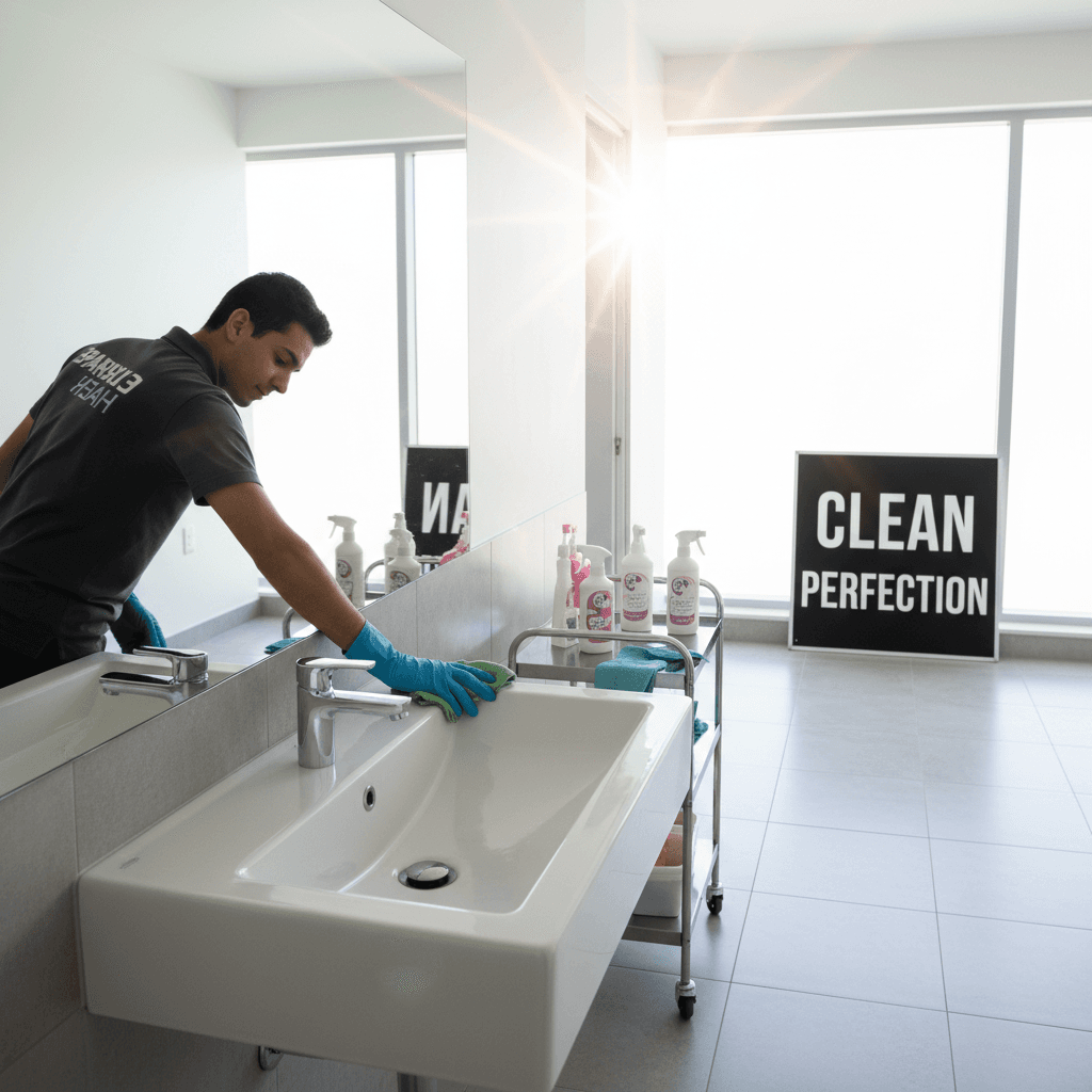 Bathroom cleaning service
